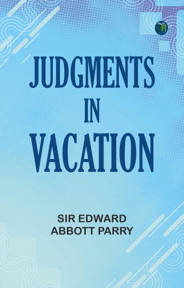 Judgments in Vacation