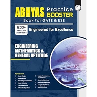 PW GATE & ESE Abhyas Practice Booster For Engineering Mathematics & General Aptitude | 1200+ Practice Questions