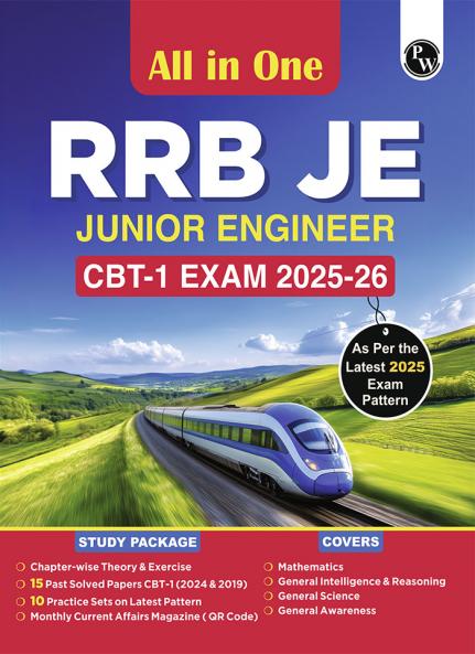 All in One for RRB Junior Engineer CBT-1 2025-26 Exam English 2nd Edition