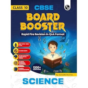 PW CBSE Class 10 Board Booster Science Question Bank For 2026 Board Exams By Samridhi Sharma l 1200+ Questions l Rapid Revision l Topicwise PYQs GEM Questions & Most Probable Questions