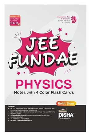 Disha JEE ke Fundae Physics with 4 Color Flash Cards | Complete NCERT in One Liner Format | JEE Main/ Advanced BITSAT VITEEE Engineering Class XI & XII