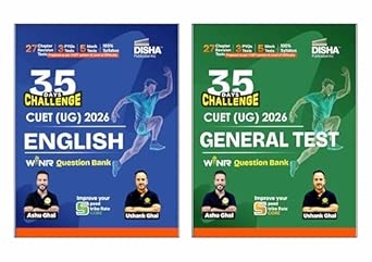 Combo(2) 35 Days Challenge CUET English & General-650