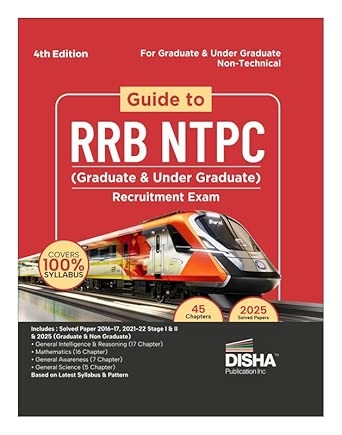 Disha Guide to RRB NTPC (Graduate & Undergraduate) Recruitment Exam 4th Edition | Railway Recruitment Board | Non-Technical Popular Categories