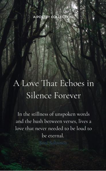 Love That Echoes In Silence Forever In the stillness of unspoken words and the hush between verses lives a love that never needed to be loud to be eternal.