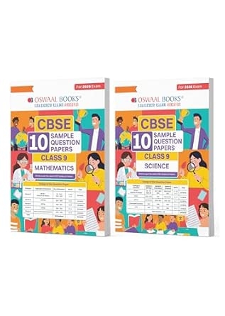 Oswaal CBSE 10 Sample Question Papers Class 9 Mathematics & Science (Set of 2 Books) for 2026 Exam | Strictly as per Latest Syllabus Recommended by Topper's Includes Solved Papers & Mind Maps