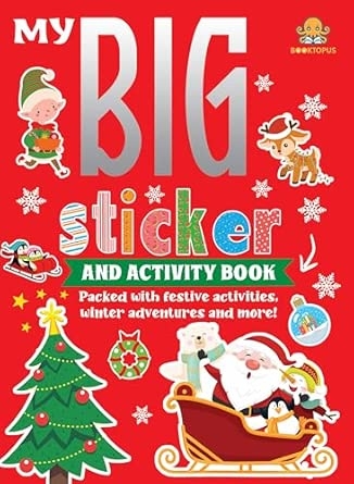 My Big Sticker and Activity Book: Christmas Festivities