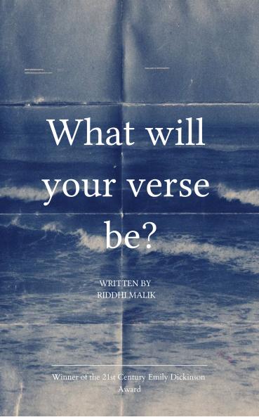 What will your verse be?: A little lost but a lot found.