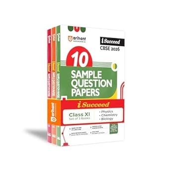 I Succeed CBSE 2026 10 Sample Question Papers Physics Chemistry Biology Class 11