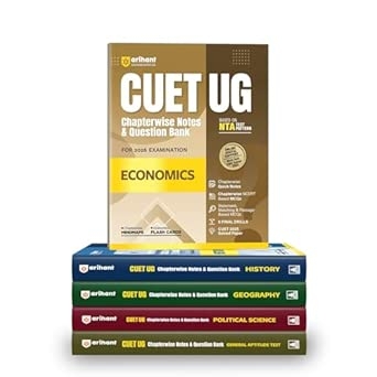 Arihant CUET UG 2026 Humanities + General Aptitude Combo (History Geography Political Science Economics & Section III) | Chapterwise Notes & Question Bank | Based on NTA Pattern | 1000+ NCERT MCQs Assertion Reason & Case-Based Questions | Mindmaps & Flash Cards | Free Online Digital Support
