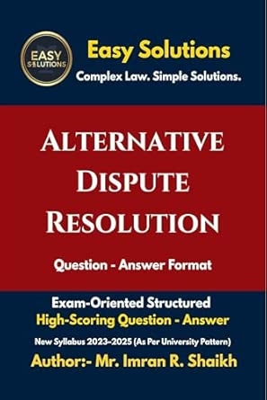 Alternative Dispute Resolution