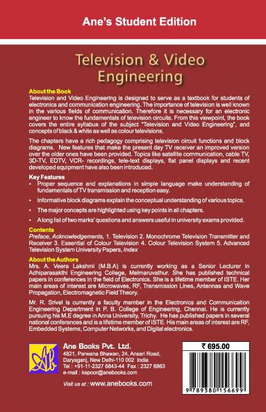 Television And Video Engineering