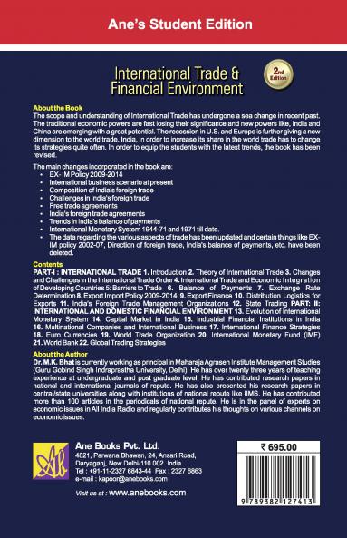 International Trade And Financial Environment 2nd ED