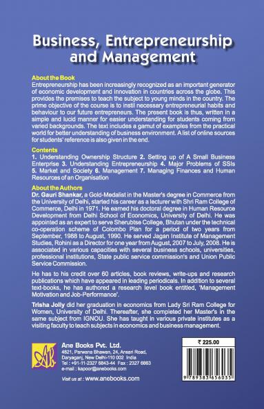 Business Entrepreneurship And Management