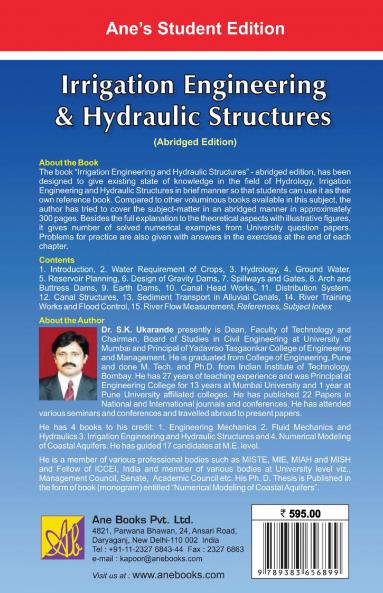 Irrigation Engineering and Hydraulic Structures