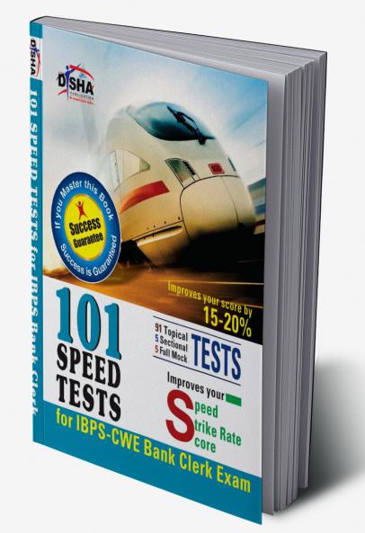 IBPS CWE Bank Clerk 101 Speed Tests with Success Guarantee 2nd Edition