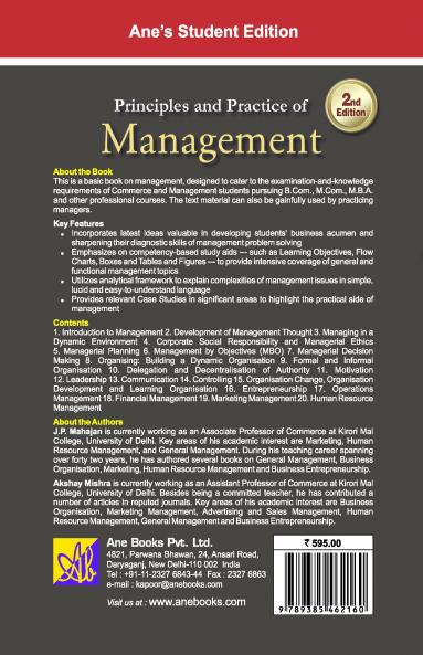 Principles and Practice of Management 2/E