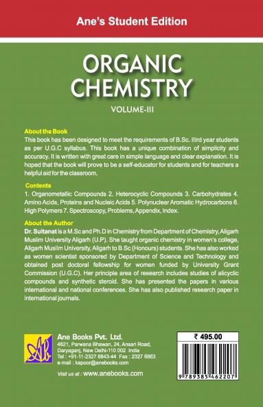 Organic Chemistry (Volume III)