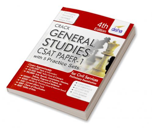 Crack CSAT - Paper 1 with 5 Mock Tests (General Studies IAS Prelims) Fourth Edition