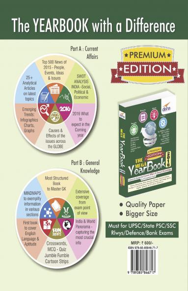 THE MEGA YEARBOOK 2016 Premium Edition - Current Affairs & General Knowledge for Competitive Exams