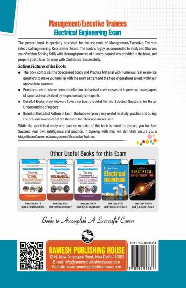 Management/Executive Trainees: Electrical Engineering Recruitment Exam Guide