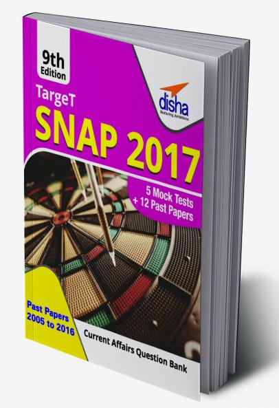 TARGET SNAP 2017 (Past Papers 2005 - 2016) + 5 Mock Tests - 9th Edition