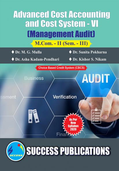 Management Audit (Costing-VI) (308)M.Com Sem-III