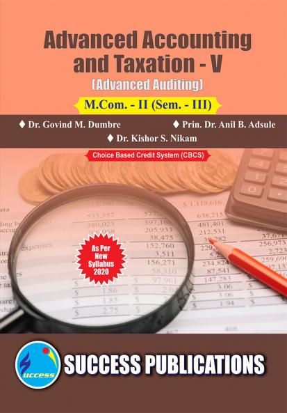 Advanced Auditing (Account-V) (303)M.Com Sem-III