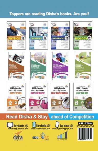 10 in One Study Package for CBSE Chemistry Class 12 with 5 Model Papers 2nd Edition