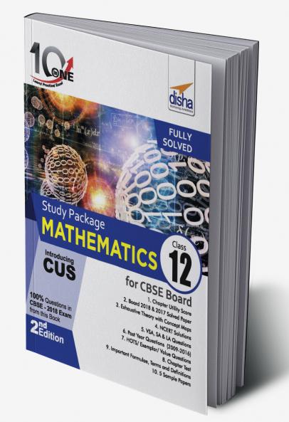 10 in One Study Package for CBSE Mathematics Class 12 with 5 Model Papers 2nd Edition