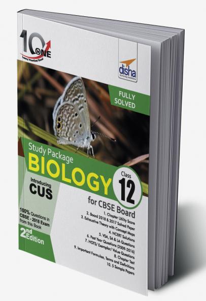 10 in One Study Package for CBSE Biology Class 12 with 5 Model Papers 2nd Edition