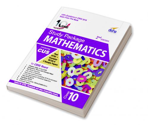 10 in One Study Package for CBSE Mathematics Class 10 with 3 Sample Papers 2nd Edition
