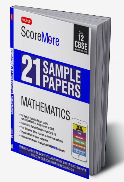 ScoreMore 21 Sample Papers CBSE Boards – Class 12 Mathematics