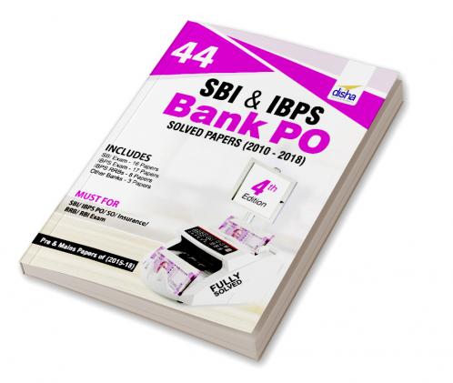 44 SBI & IBPS Bank PO Solved Papers (2010-2018) 4th Edition