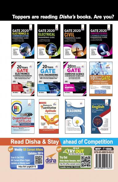 GATE 2020 Mechanical Engineering Guide with 10 Practice Sets (6 in Book + 4 Online) 7th edition