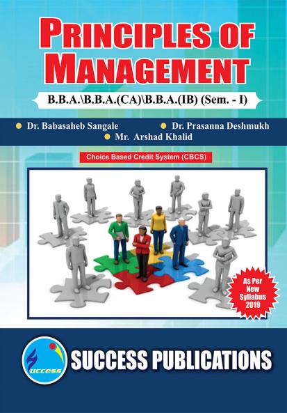Principles of Management (BBA(CA)\BBA (IB)BBA SEM-I