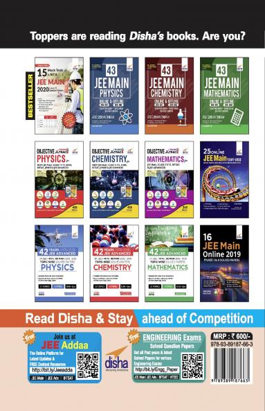 TARGET NTA JEE Main 2020 - 20 Solved Papers & 10 Mock Tests on 75 Question Pattern 21st Edition