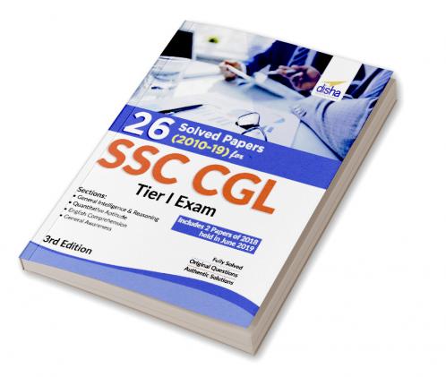 26 Solved Papers (2010-19) for SSC CGL Tier I Exam 3rd Edition
