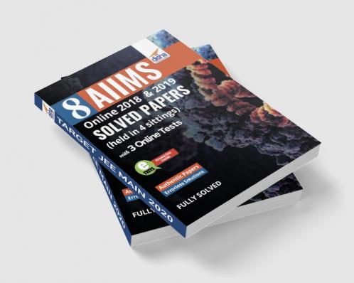 8 AIIMS Online 2018 & 2019 Solved Papers (held in 4 sittings) with FREE 3 Online Tests