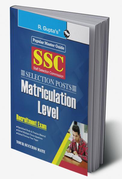 SSC: Selection Posts (Matriculation Level) Recruitment Exam Guide