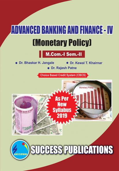 Monetary Policy (Banking-IV)M.Com Sem-II