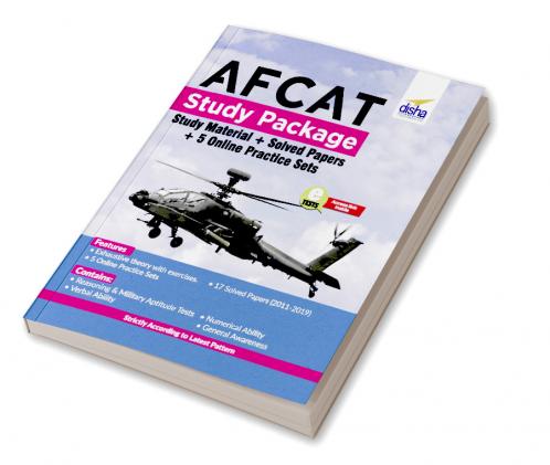 AFCAT Study Package - Study Material + Solved Papers + 5 Online Practice Sets