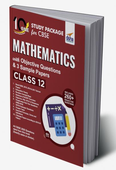 10 in One Study Package for CBSE Mathematics Class 12 with Objective Questions & 3 Sample Papers 4th Edition