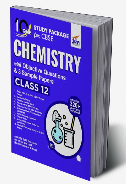 10 in One Study Package for CBSE Chemistry Class 12 with Objective Questions & 3 Sample Papers 4th Edition