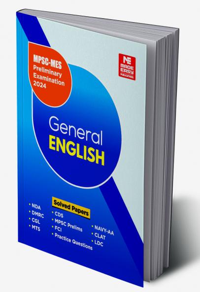 General English for MPSC-MES Preliminary Examination 2024