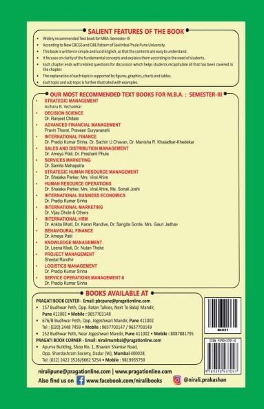 Sinha Chavan & Khaladar-Khedekar INTERNATIONAL FINANCE (MBA Semester 3)