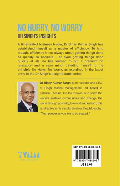 NO HURRY NO WORRY - DR SINGH’S INSIGHTS