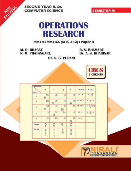 OPERATIONS RESEARCH (SY BSc Computer Science Semester 4 Mathematics (MTC 242) Paper 2)
