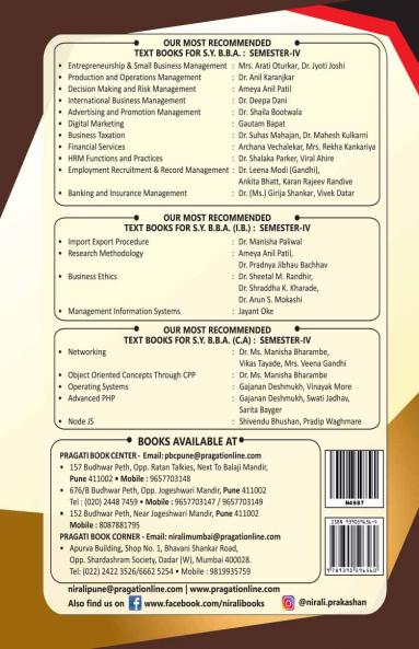 Dr. Manisha Paliwal IMPORT EXPORT PROCEDURE (Second Year SY BBA (IB) Semester 4)