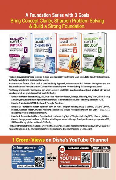 Foundation Course in Mathematics with Case Study Approach for JEE/ Olympiad Class 8 - 5th Edition