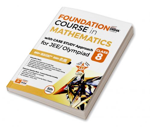 Foundation Course in Mathematics with Case Study Approach for JEE/ Olympiad Class 8 - 5th Edition
